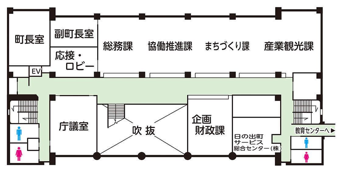 本庁舎2階