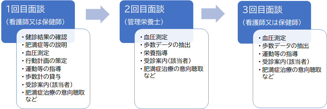肥満症対策事業のスケジュールです。